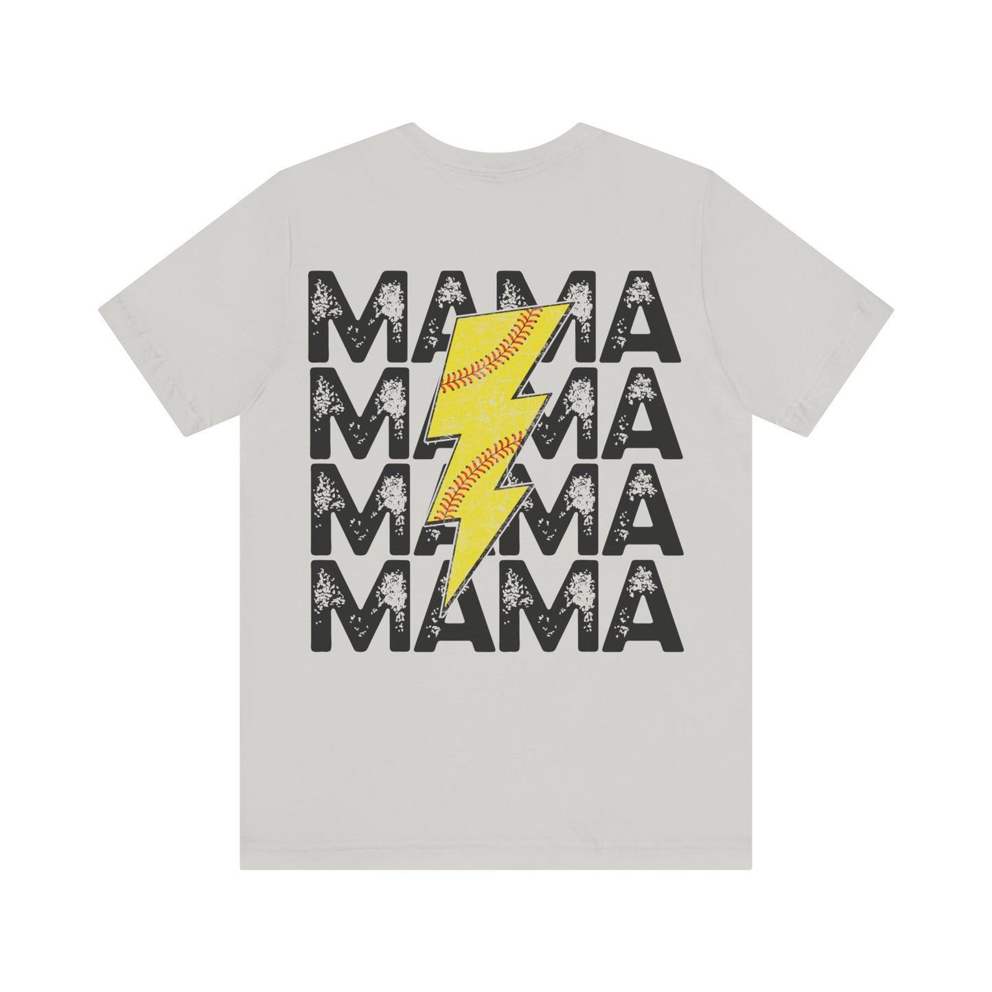 Distressed Softball mama Unisex Jersey Short Sleeve Tee