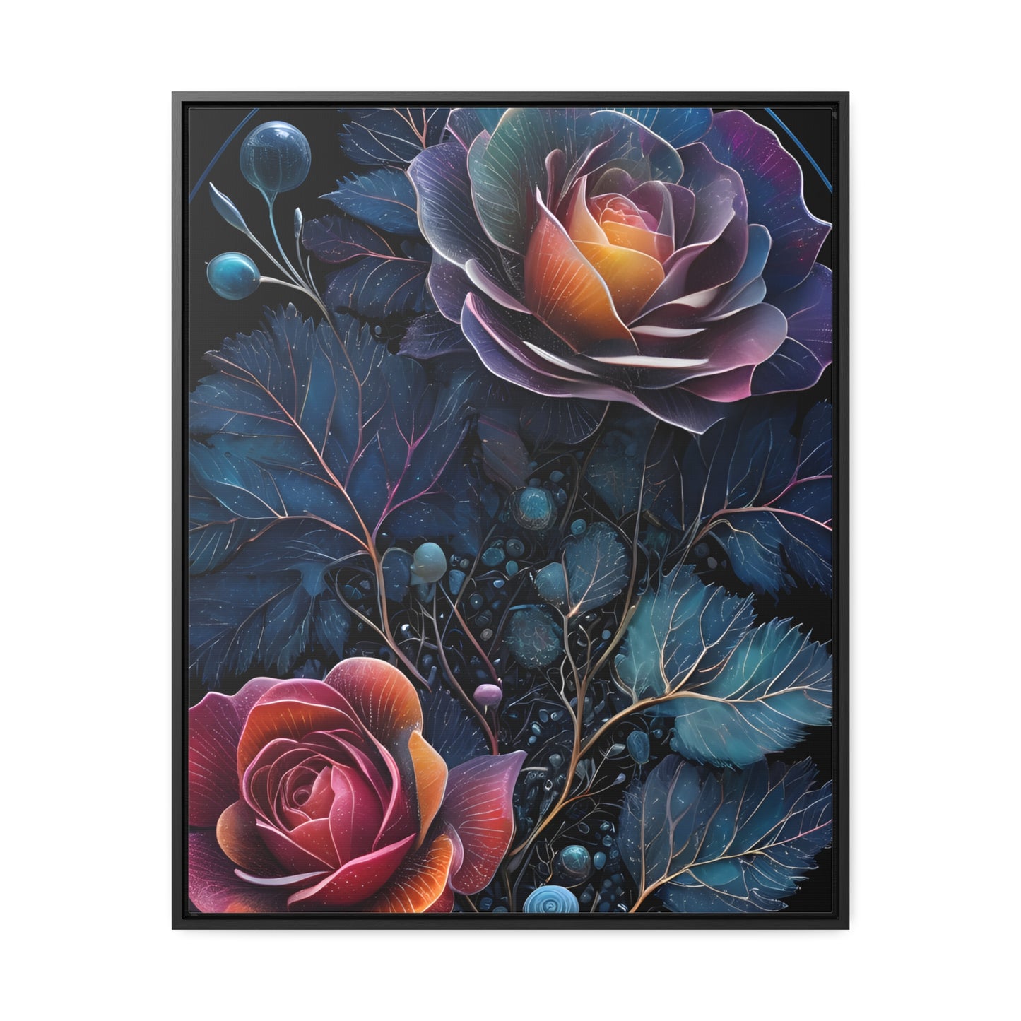 Rosey escapes Gallery Canvas Wraps, Vertical Frame