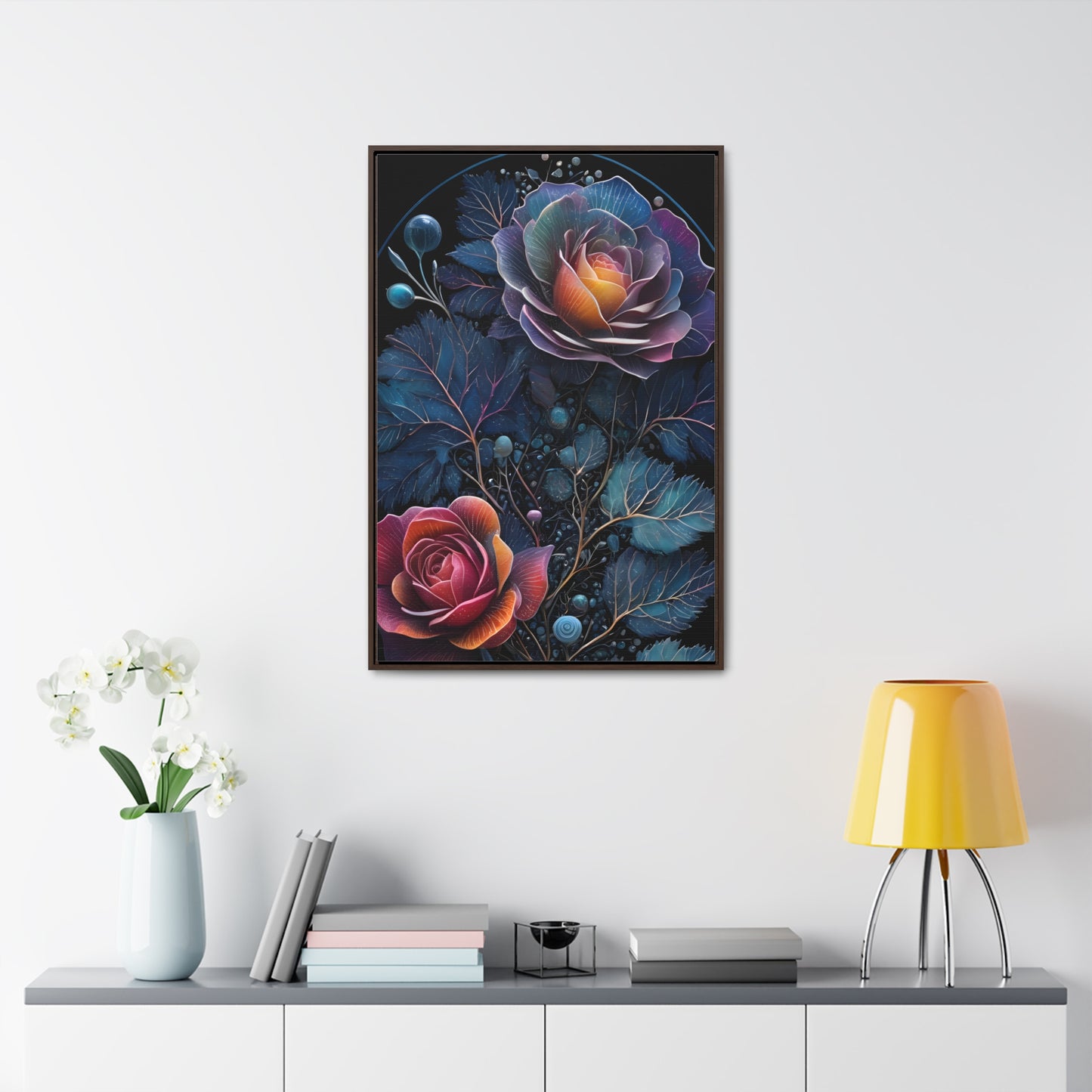 Rosey escapes Gallery Canvas Wraps, Vertical Frame