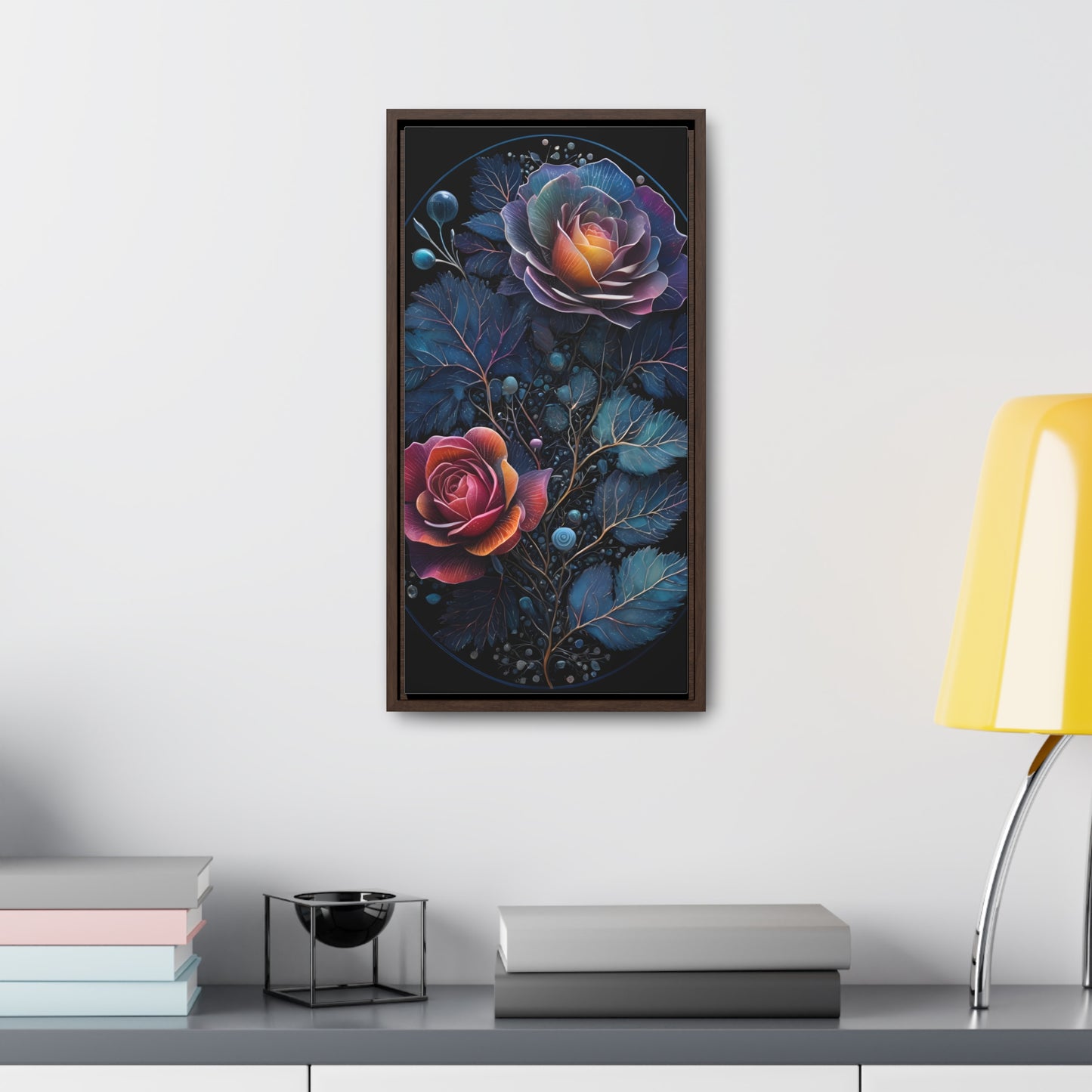 Rosey escapes Gallery Canvas Wraps, Vertical Frame