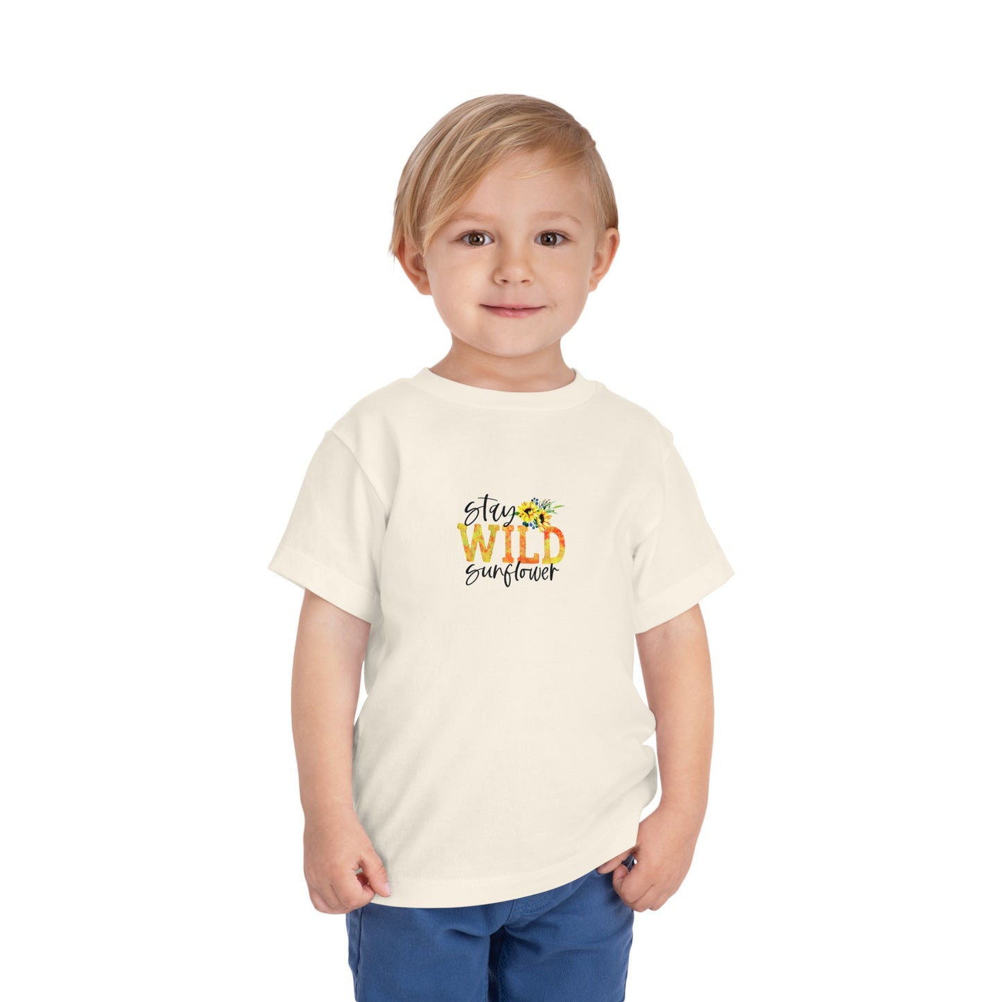 Sunflower Toddler Short Sleeve Tee