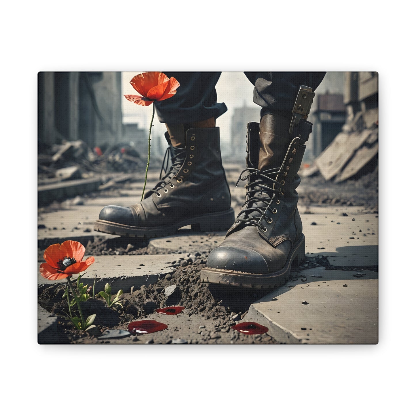 A Poppy for a memory Canvas Stretched, 0.75"