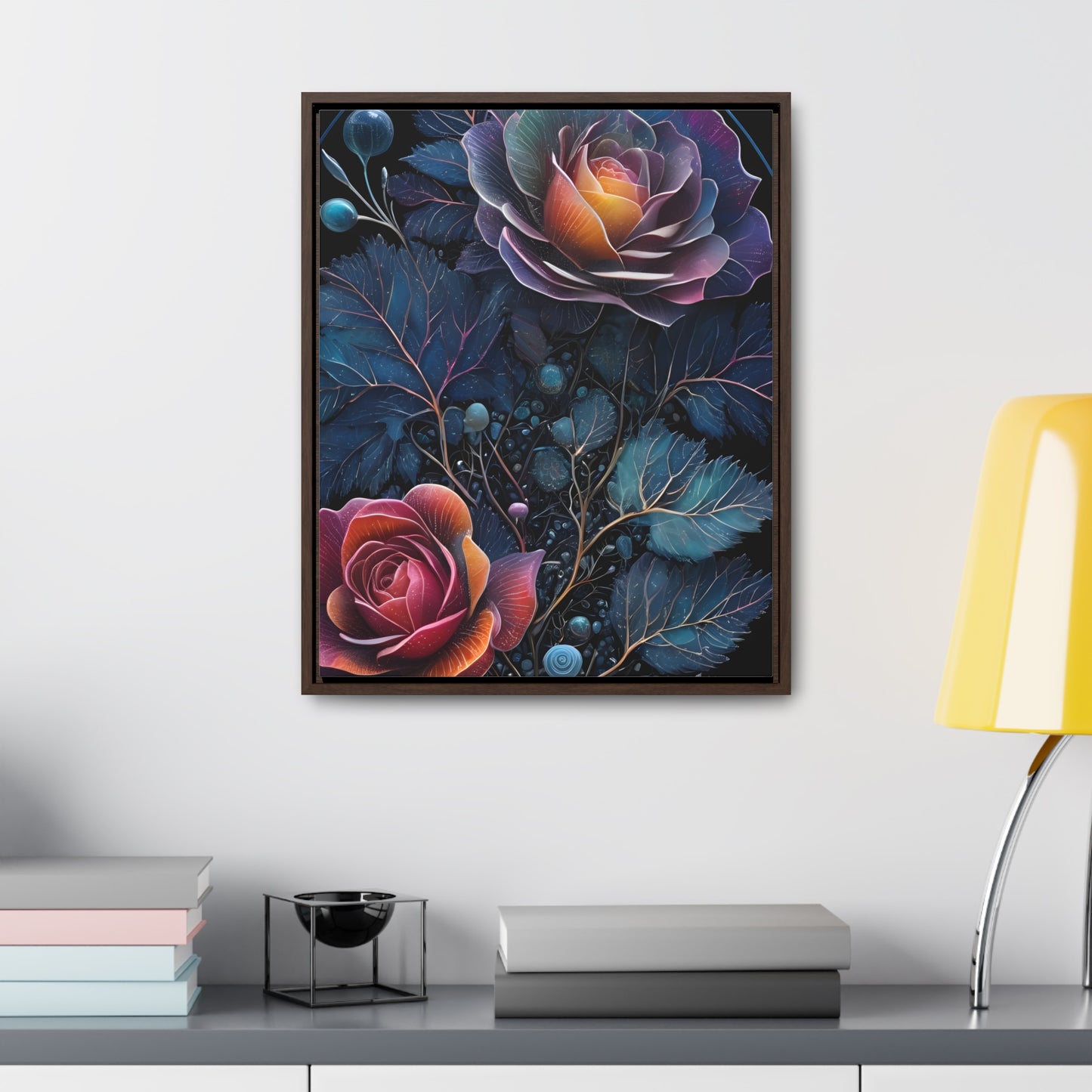 Rosey escapes Gallery Canvas Wraps, Vertical Frame