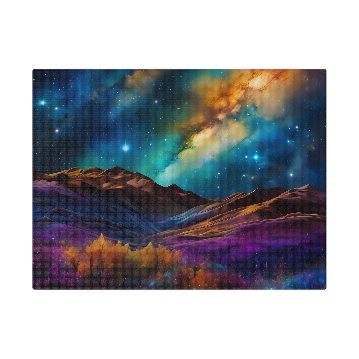 Alcohol ink starry scapes Matte Canvas, Stretched, 0.75"