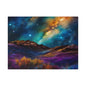 Alcohol ink starry scapes Matte Canvas, Stretched, 0.75"