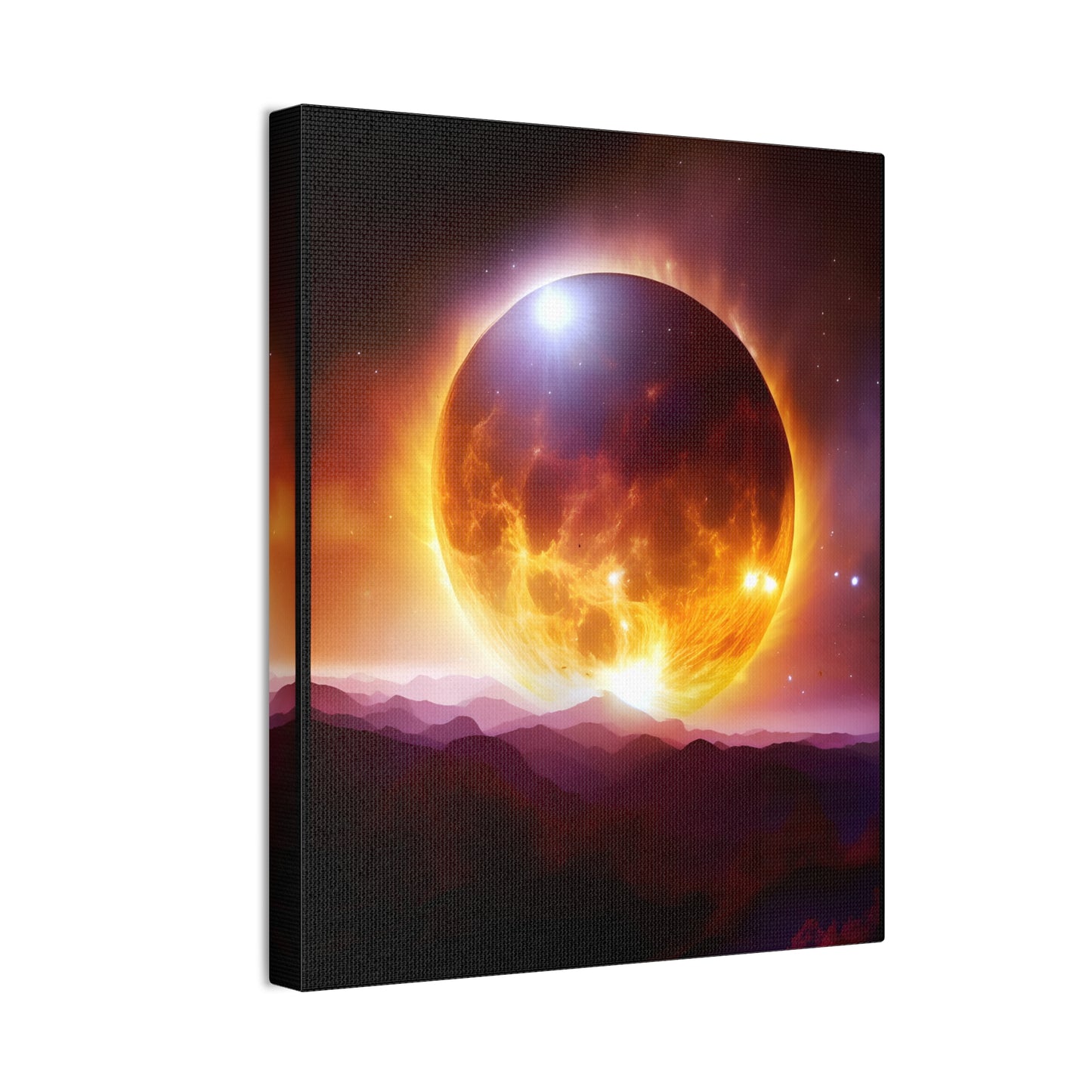 Total eclipse Canvas Stretched, 0.75"