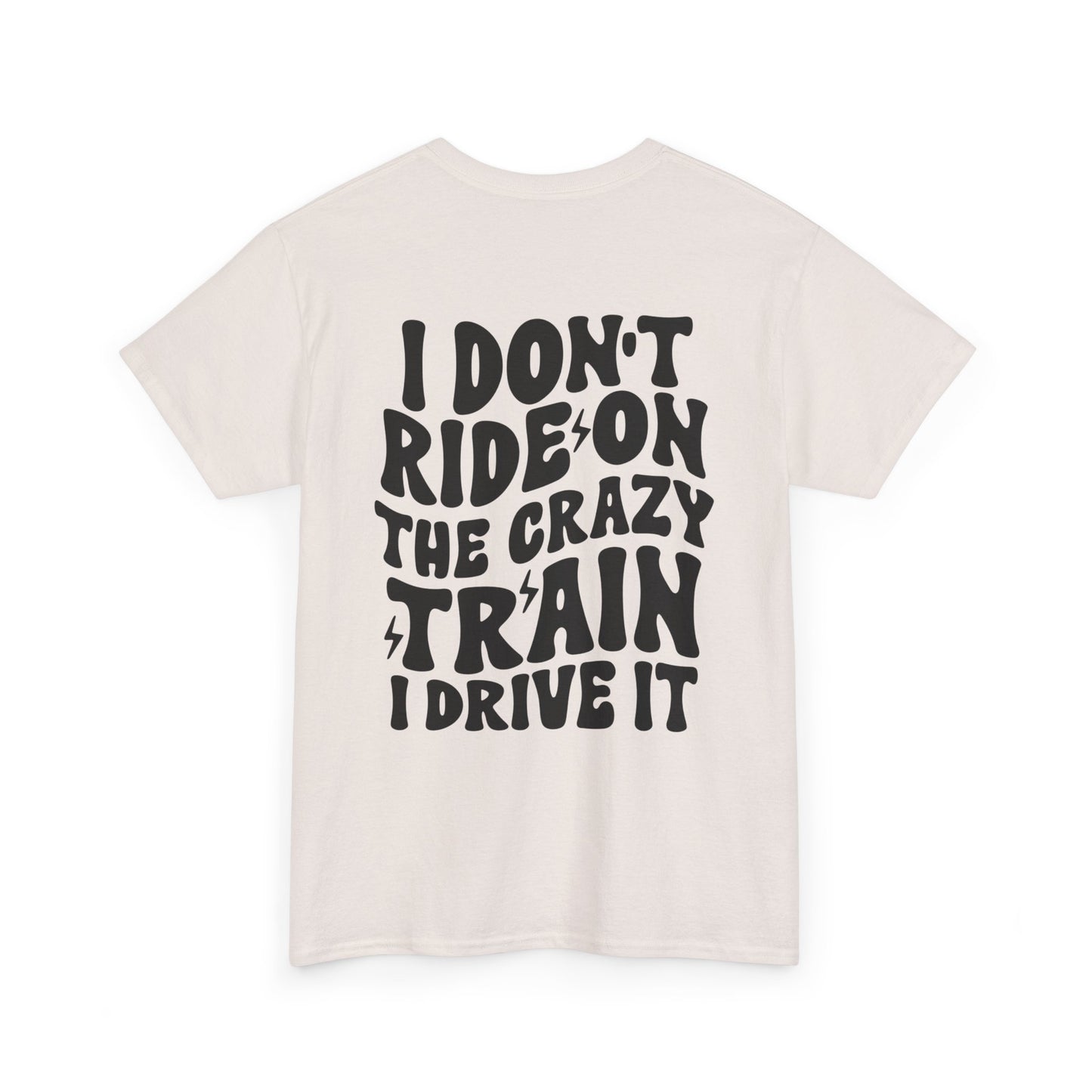 Crazy Train Unisex Heavy Cotton Tee