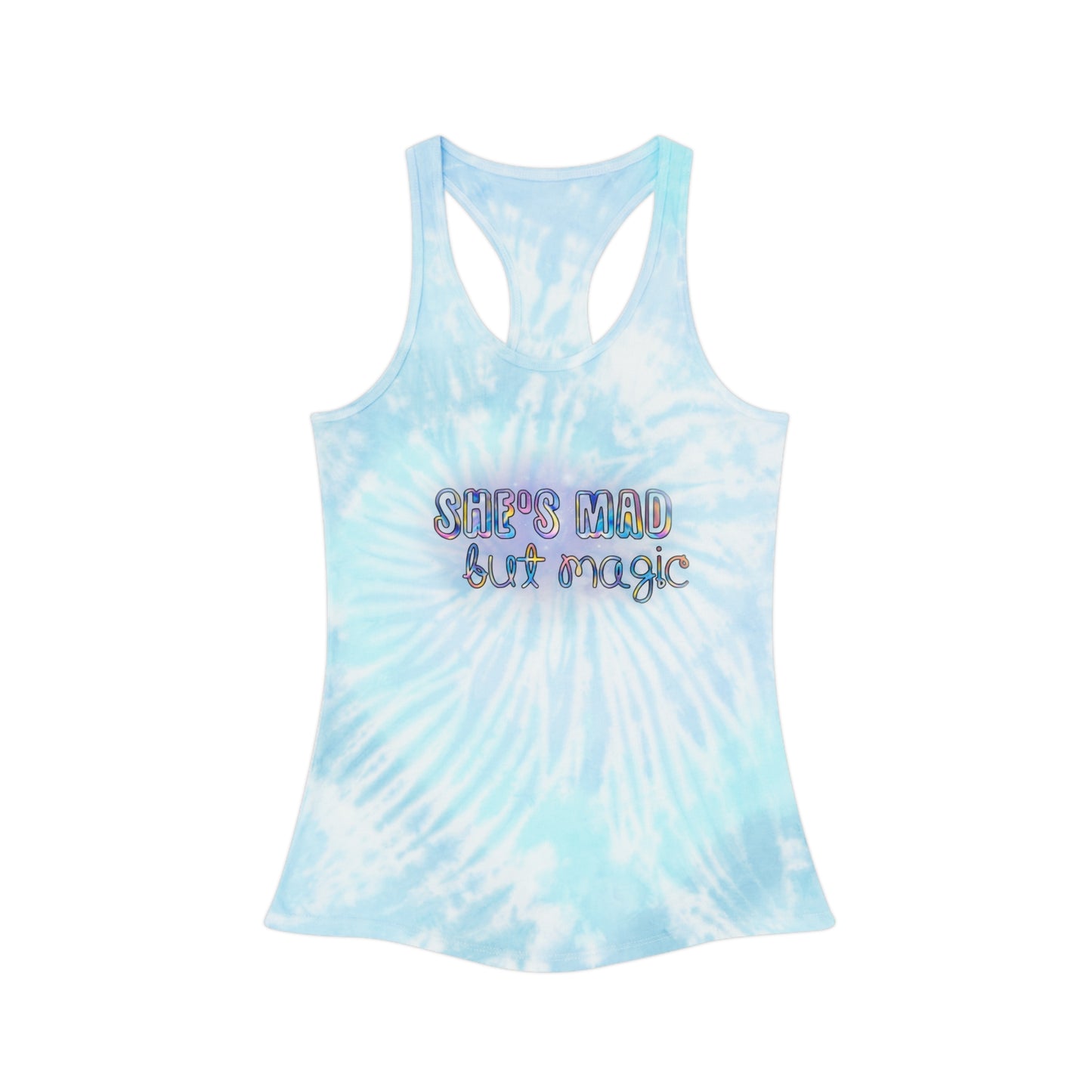 Mad but magic Tie Dye Racerback Tank Top