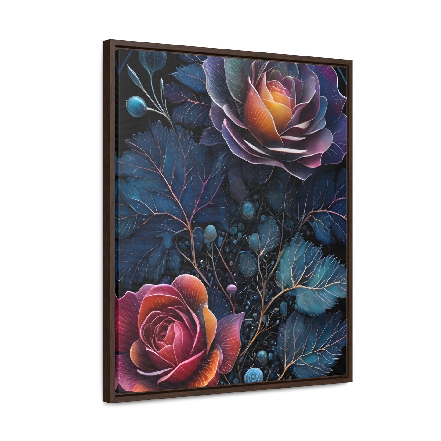 Rosey escapes Gallery Canvas Wraps, Vertical Frame