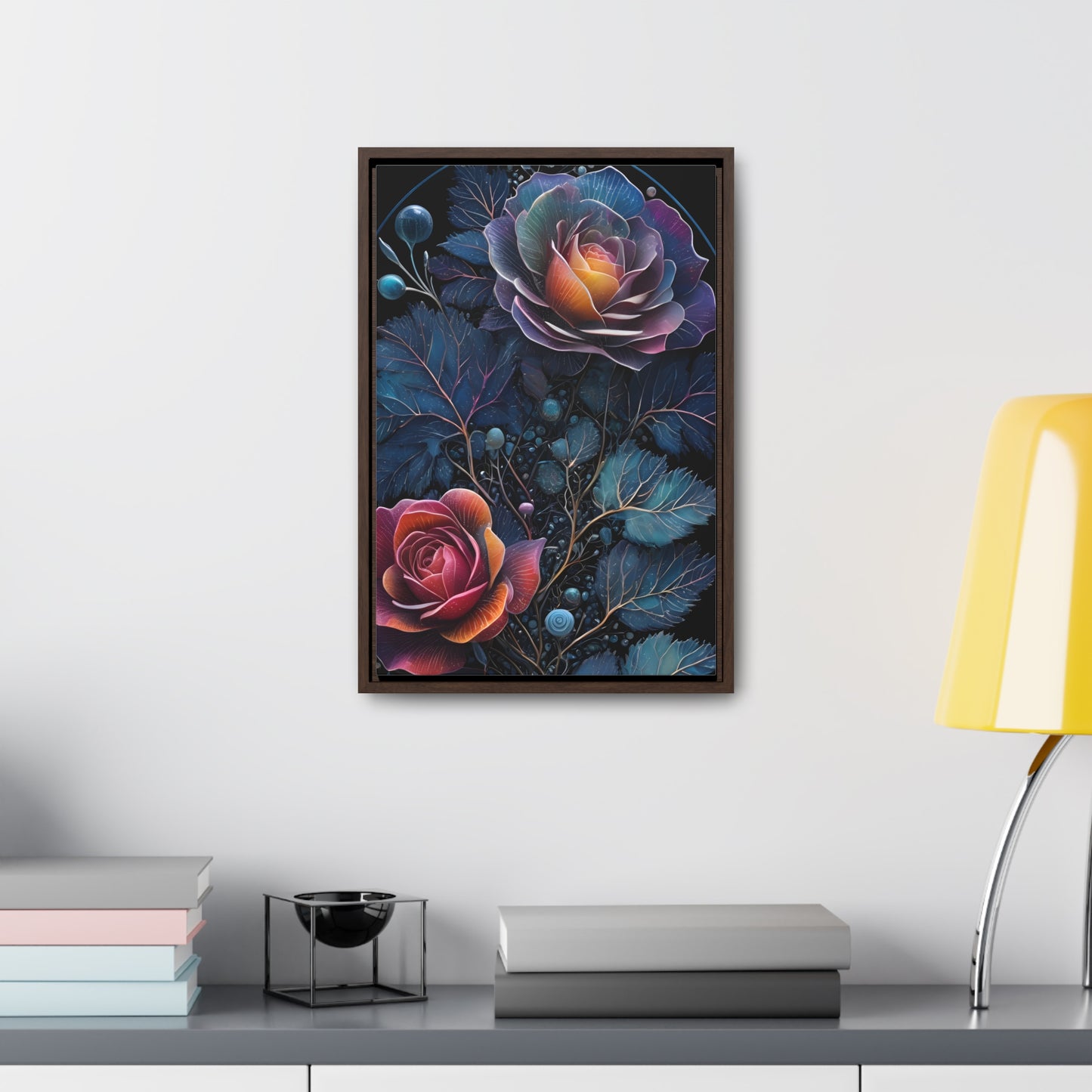 Rosey escapes Gallery Canvas Wraps, Vertical Frame