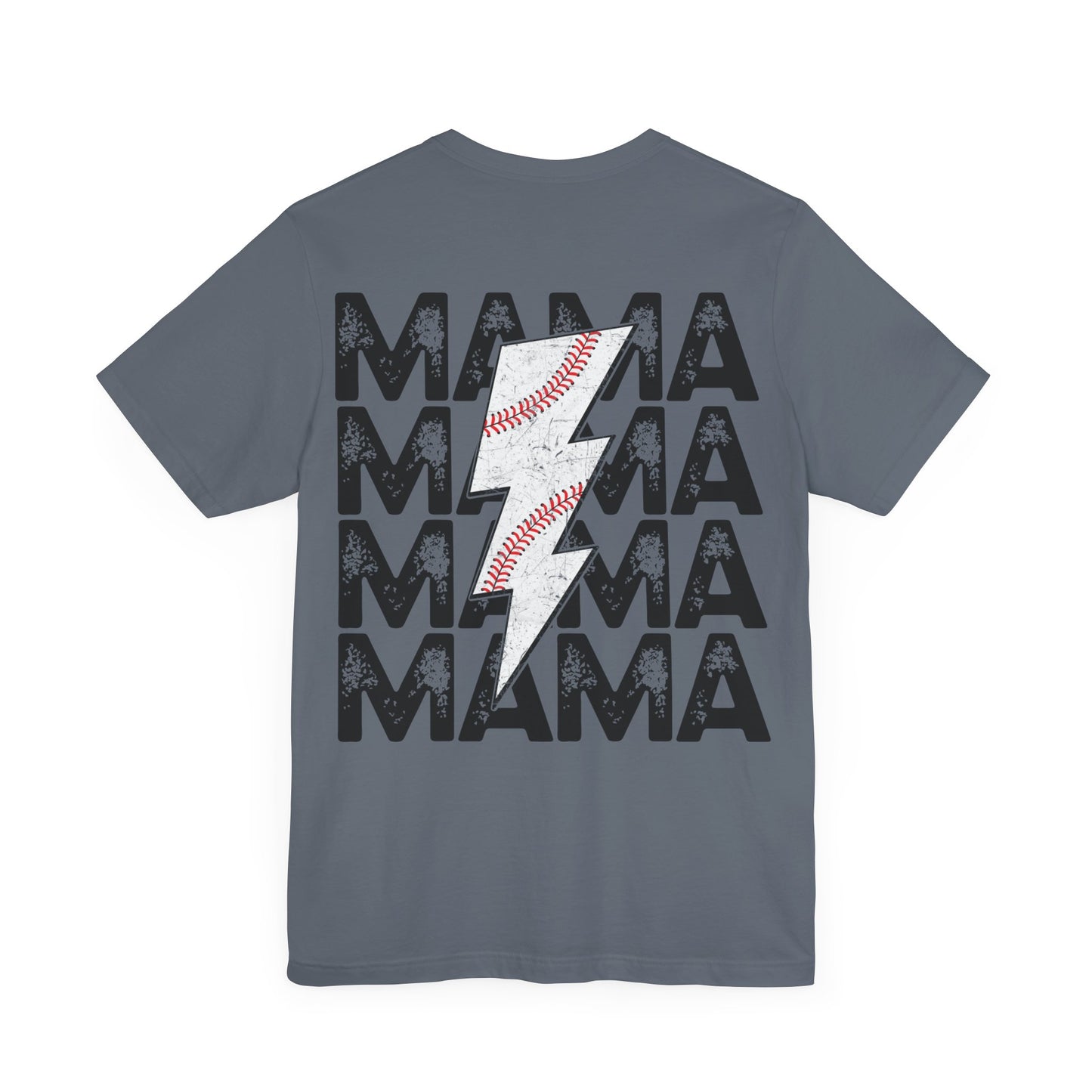 Distressed baseball mama Unisex Jersey Short Sleeve Tee