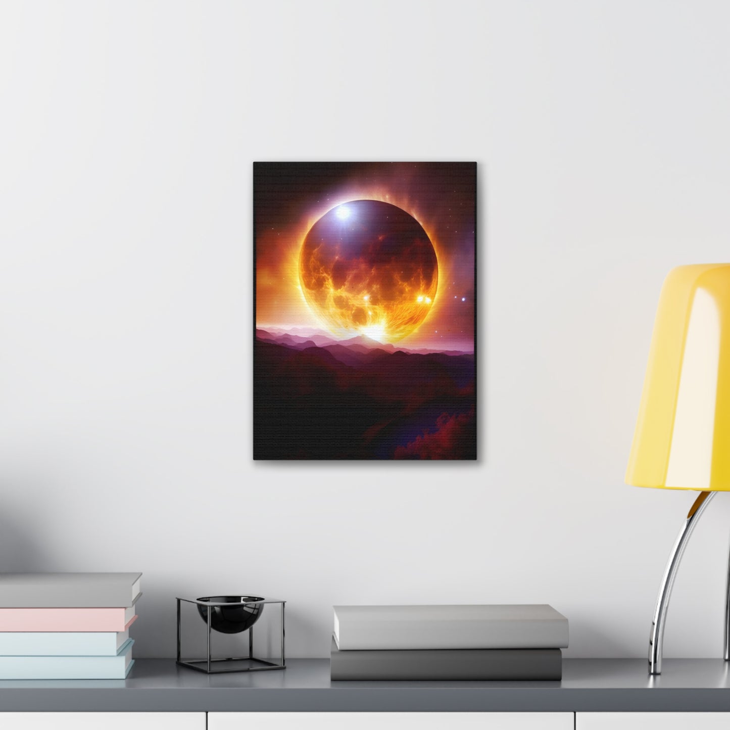 Total eclipse Canvas Stretched, 0.75"