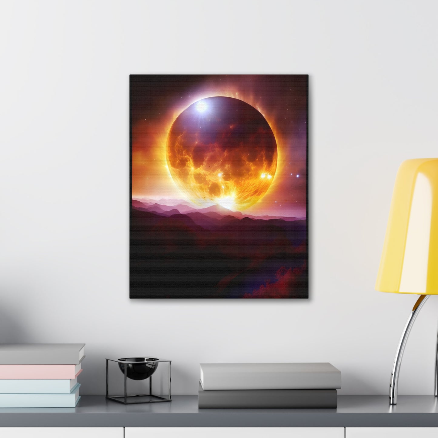 Total eclipse Canvas Stretched, 0.75"