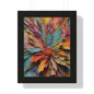 Paper flowers pastel 5 Framed Vertical Poster