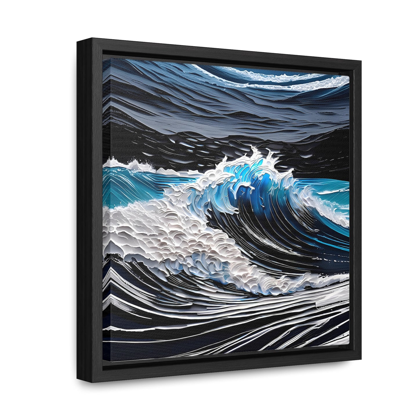 Rough waters framed Canvas Gallery Wrap canvas