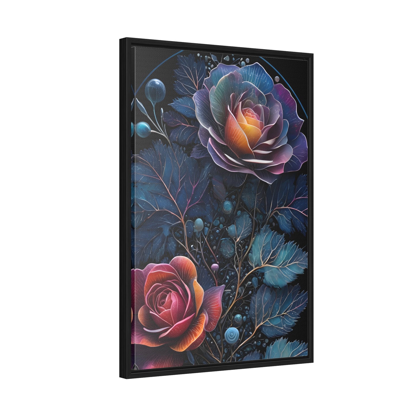 Rosey escapes Gallery Canvas Wraps, Vertical Frame