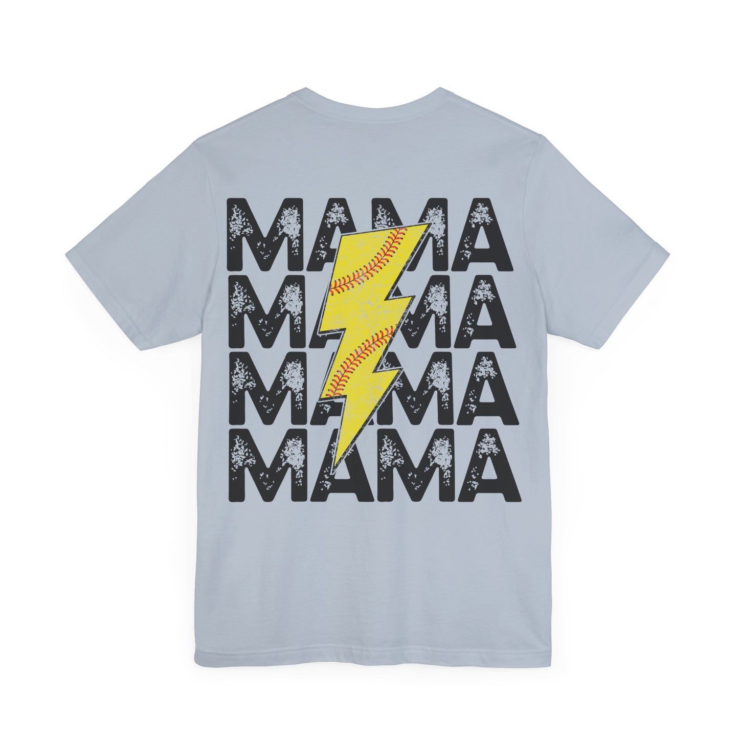 Distressed Softball mama Unisex Jersey Short Sleeve Tee