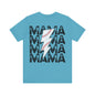 Distressed baseball mama Unisex Jersey Short Sleeve Tee