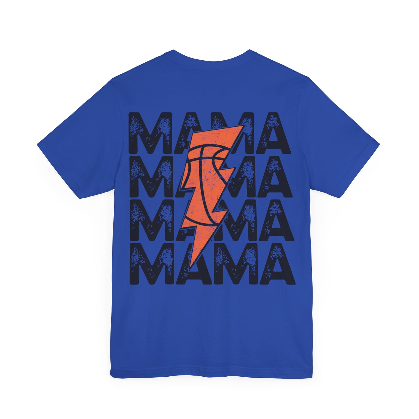 Distressed football mama Unisex Jersey Short Sleeve Tee