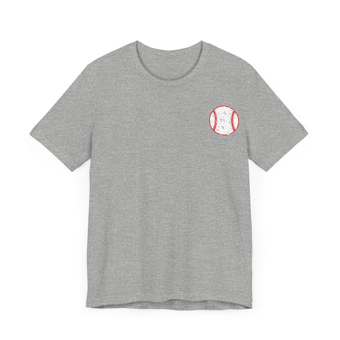 Distressed baseball mama Unisex Jersey Short Sleeve Tee