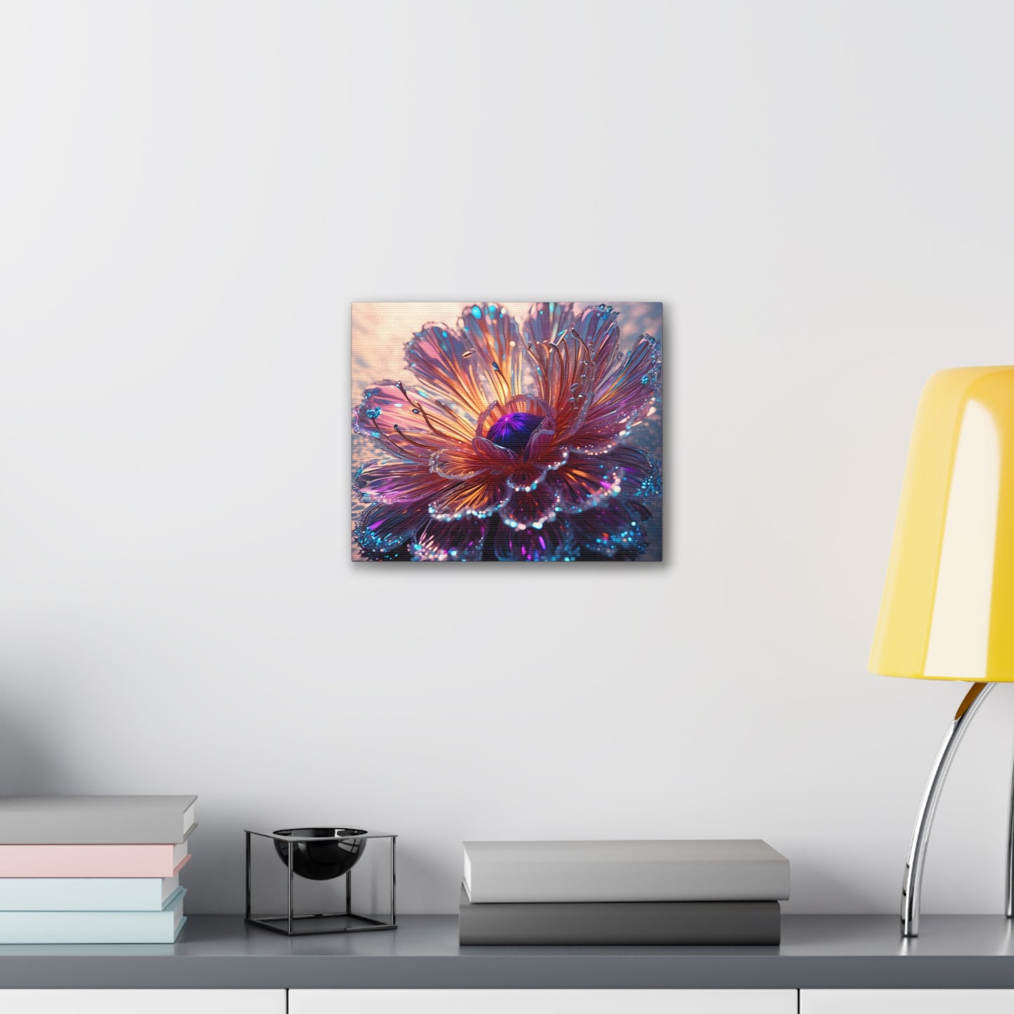 Fiber optic flower 2 Canvas Stretched, 0.75"