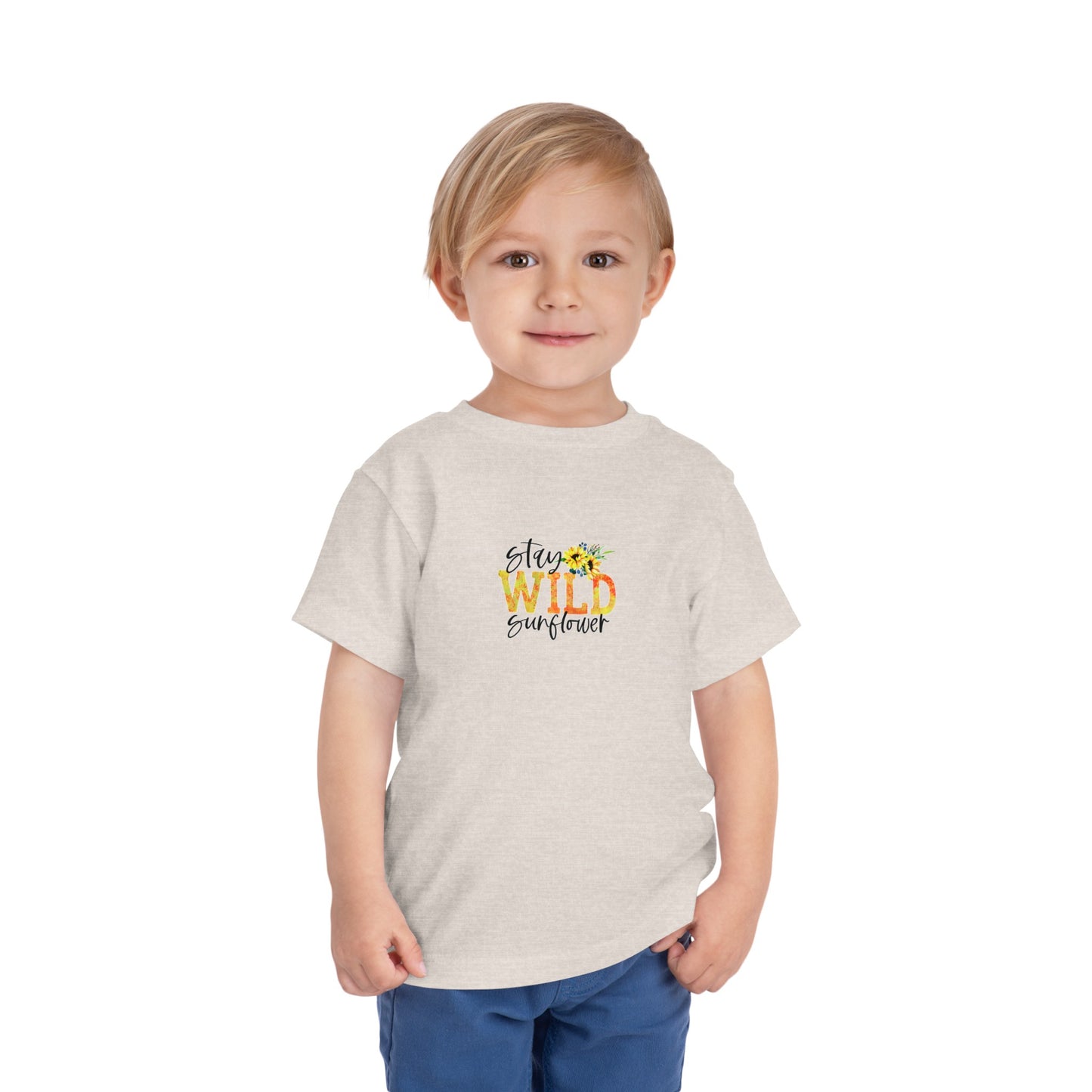 Sunflower Toddler Short Sleeve Tee