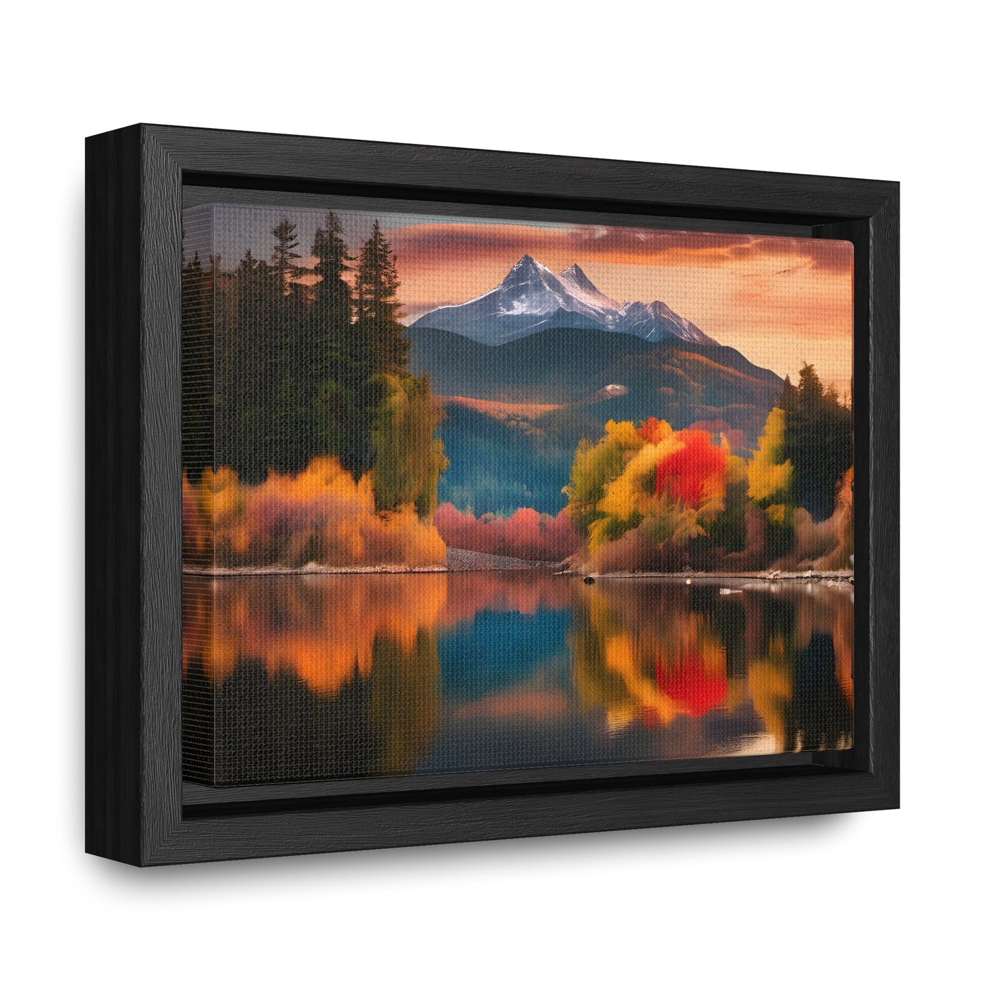 Scenic Mountain View.Gallery Canvas Wraps, Horizontal Frame