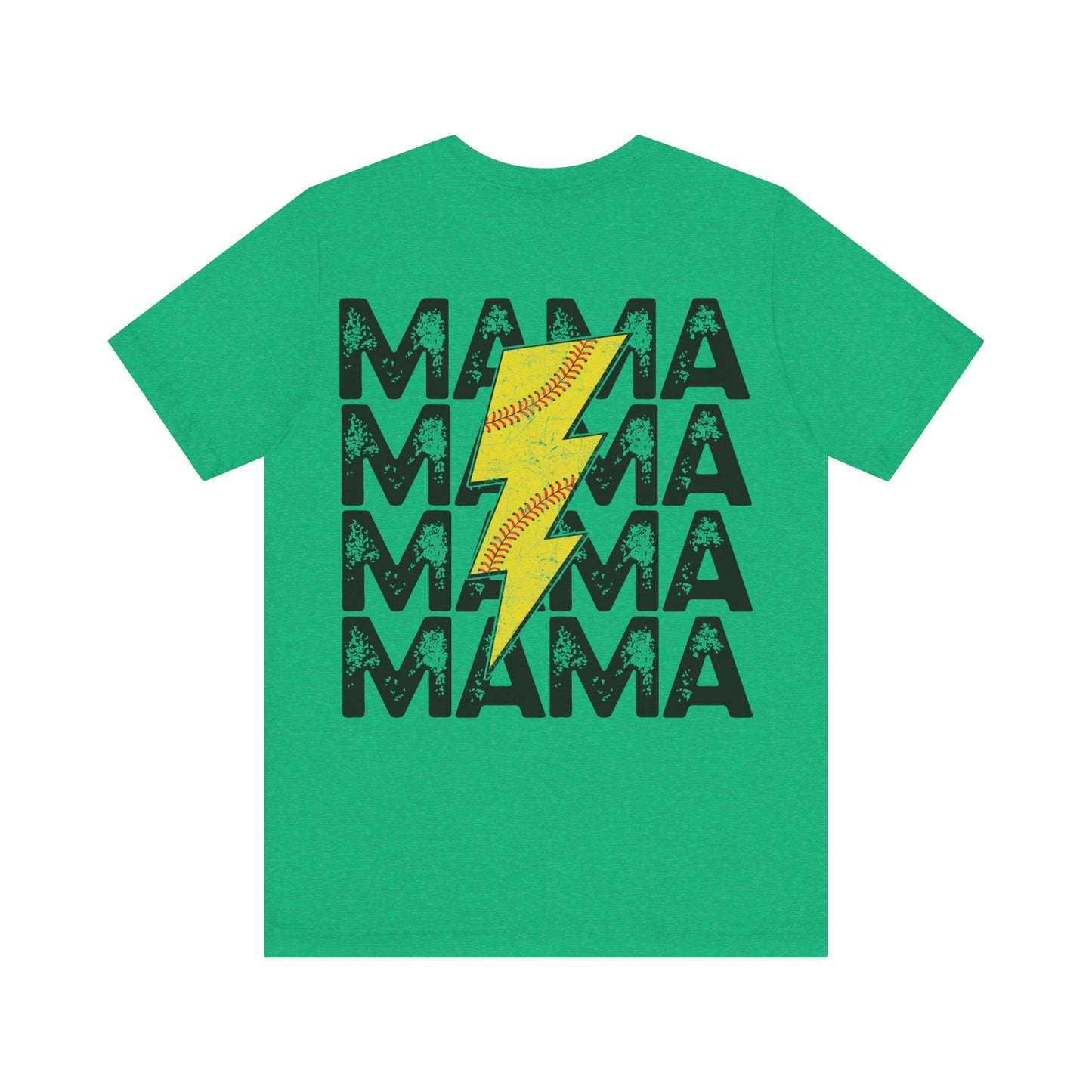 Distressed Softball mama Unisex Jersey Short Sleeve Tee