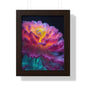 Smokey Peony Framed Vertical Poster