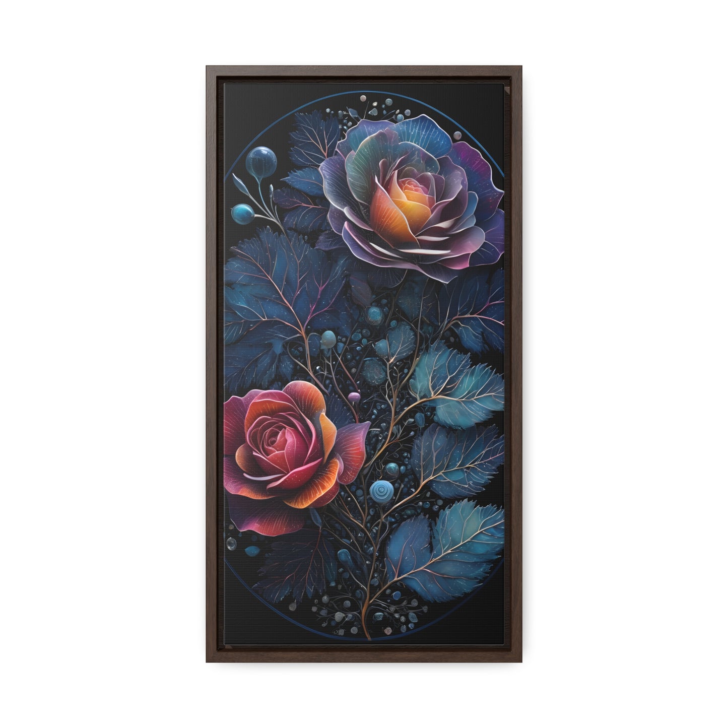 Rosey escapes Gallery Canvas Wraps, Vertical Frame