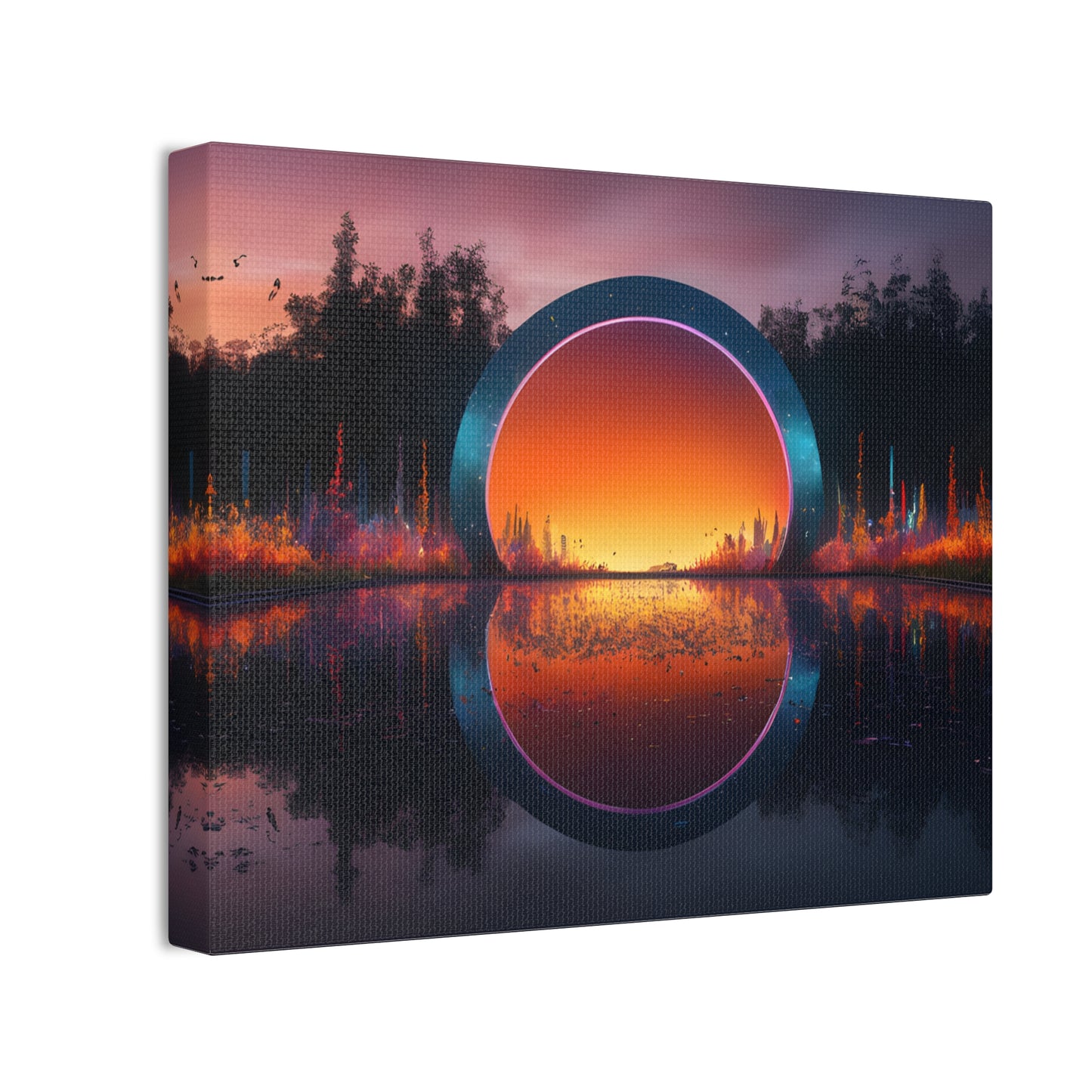 surreal garden vibes Canvas Stretched, 0.75"