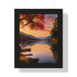 Lake Veiws Framed Vertical Poster