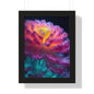 Smokey Peony Framed Vertical Poster