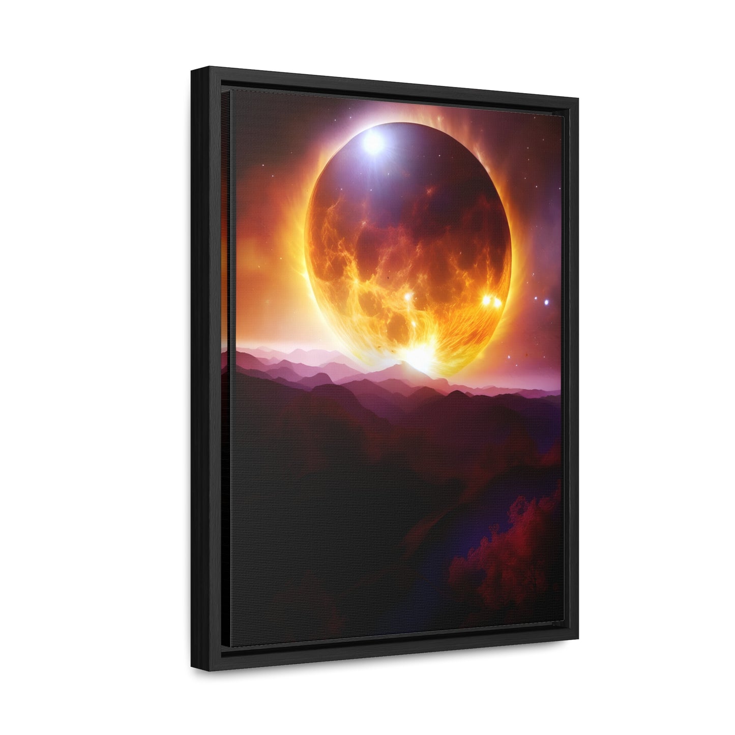 Eclipse Matte Canvas, Stretched, 0.75"