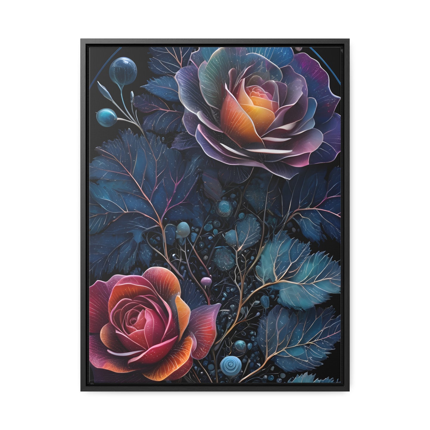 Rosey escapes Gallery Canvas Wraps, Vertical Frame