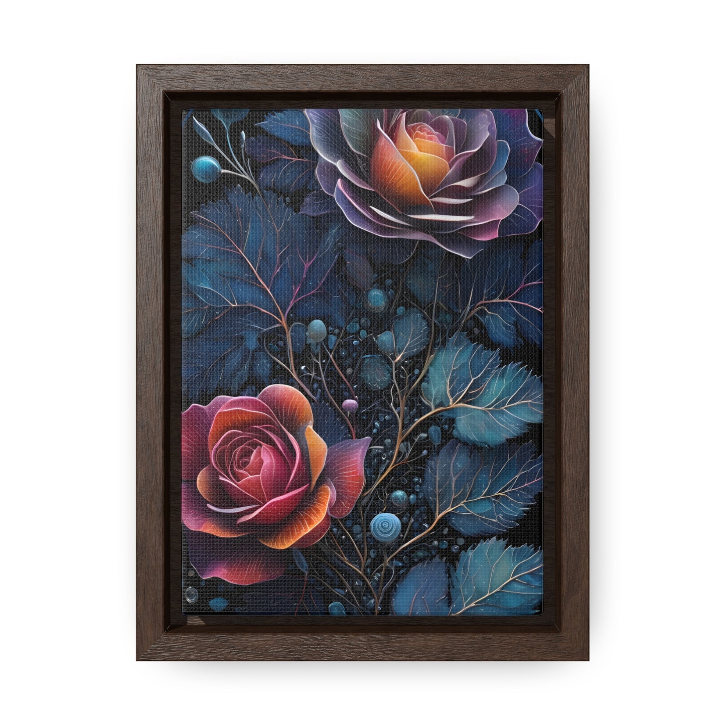 Rosey escapes Gallery Canvas Wraps, Vertical Frame