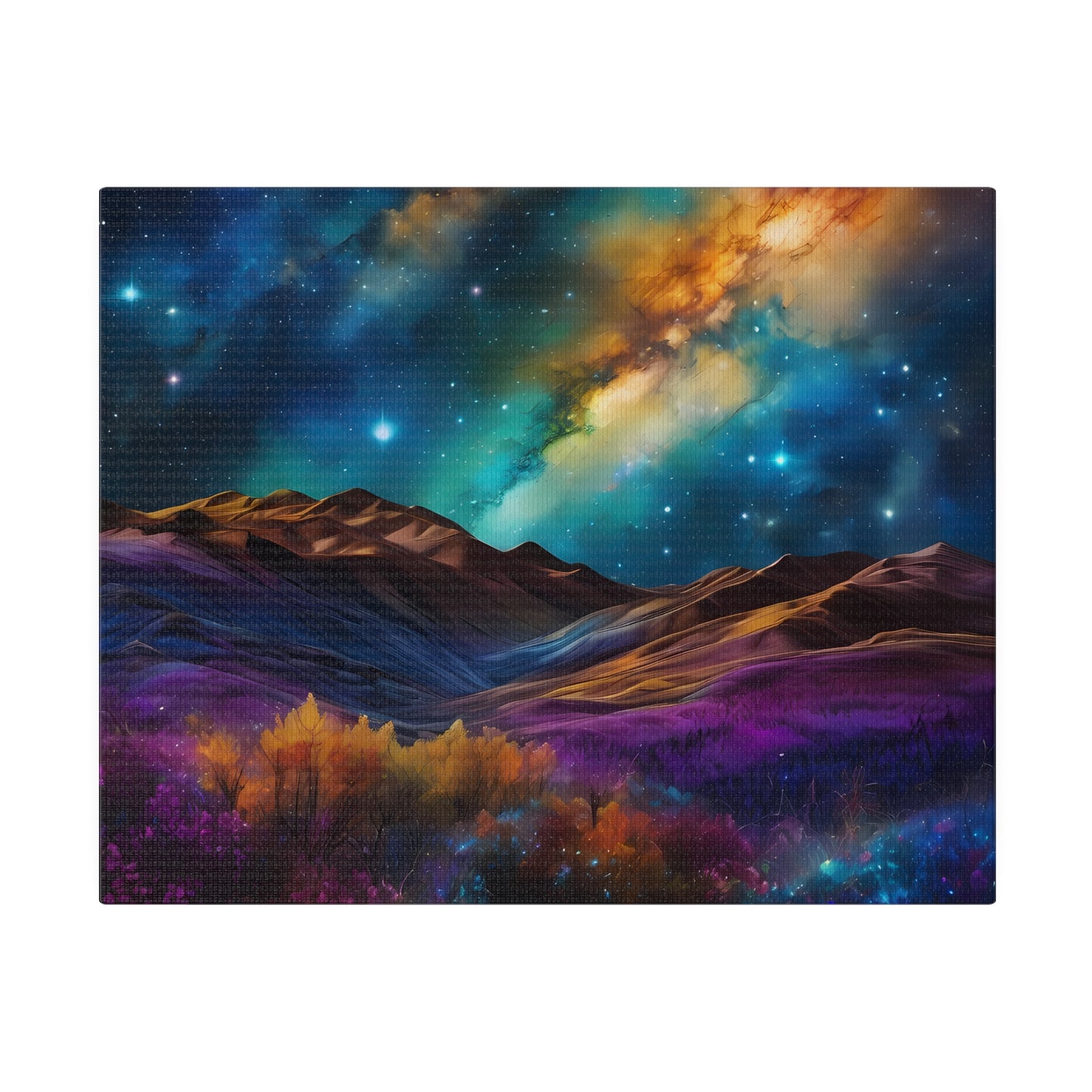 Alcohol ink starry scapes Matte Canvas, Stretched, 0.75"